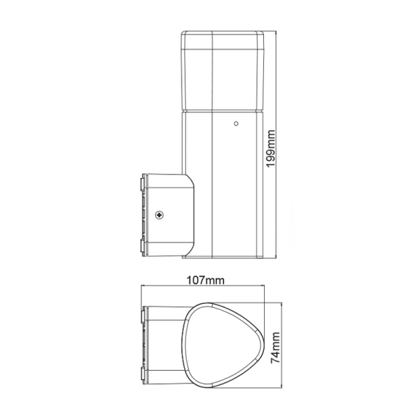 Απλίκα LED Εξωτερικού Χώρου Aca Eden LG3704G