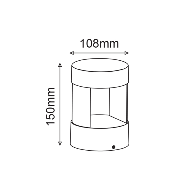 Απλίκα LED Εξωτερικού Χώρου Aca Laval LG3271G