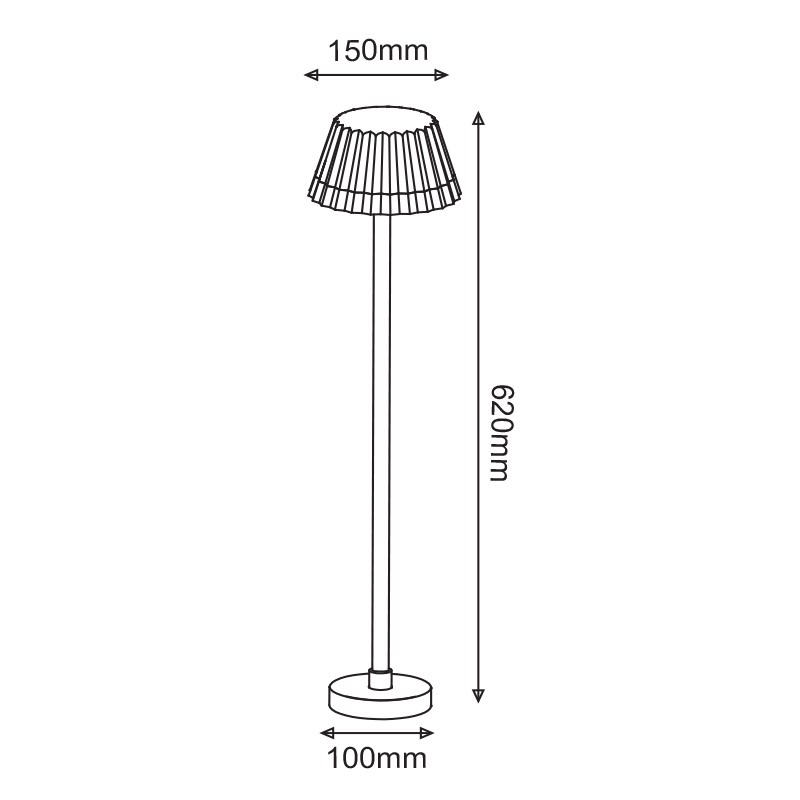 Φωτιστικό Δαπέδου Εξωτερικού Χώρου Led Aca Viana Lg2122G-600 Home Φωτιστικά - Κήπου Spitishop