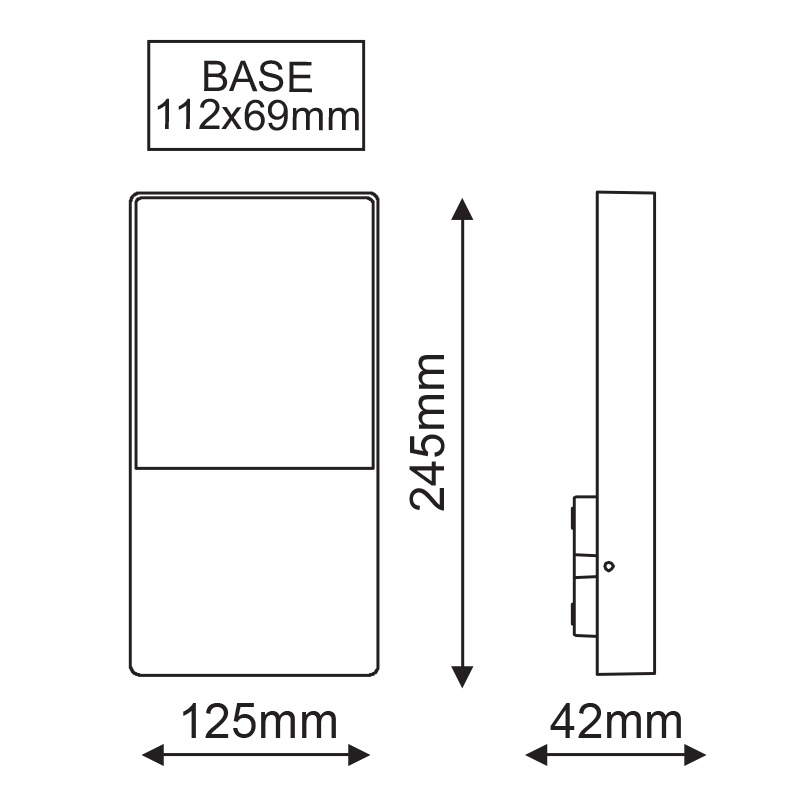 Απλίκα Led Εξωτερικού Χώρου Aca Agira Lg2361G Home Φωτιστικά - Κήπου Spitishop