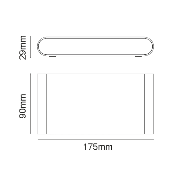 Απλίκα LED Εξωτερικού Χώρου Aca Maida-L LG2632G