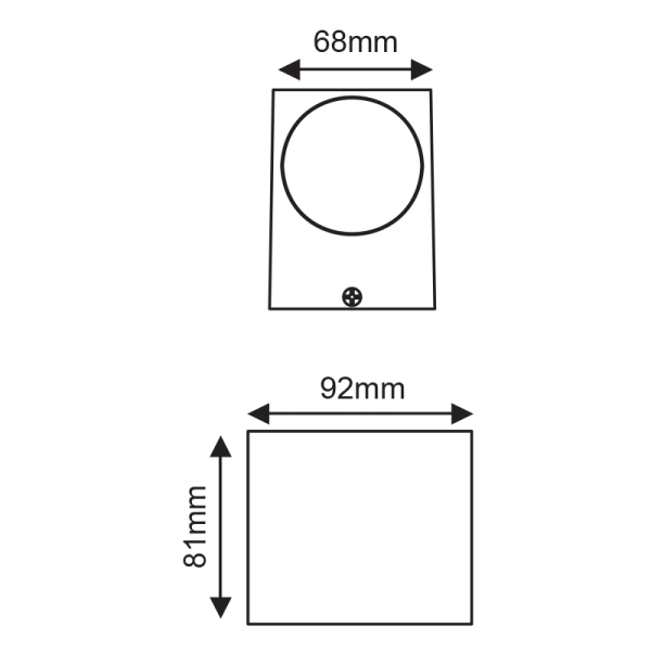Απλίκα LED Εξωτερικού Χώρου Aca Vita-S LG2203W
