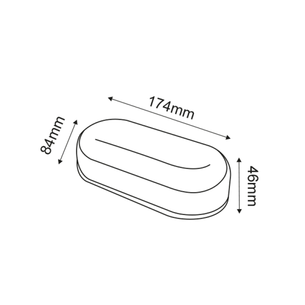 Απλίκα LED Εξωτερικού Χώρου Aca MINA1260