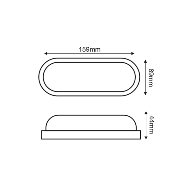 Απλίκα Εξωτερικού Χώρου/ Χελώνα LED Aca DORA1040W White