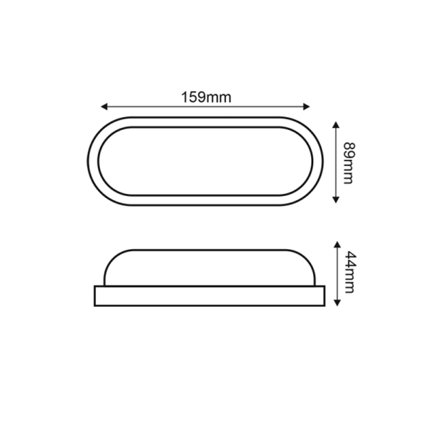 Απλίκα Εξωτερικού Χώρου/ Χελώνα LED Aca DORA1060W White