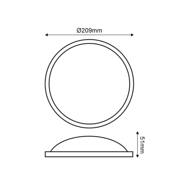 Απλίκα LED Εξωτερικού Χώρου Aca DARIA2060W White