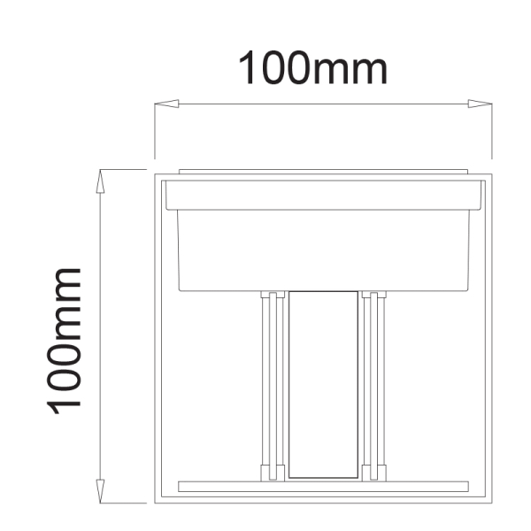Απλίκα LED Εξωτερικού Χώρου Aca Santur-S LG0559G