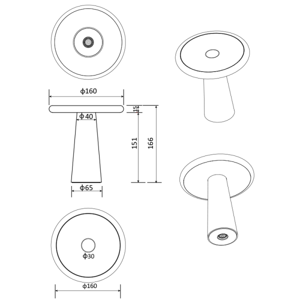 Επιτραπέζιο Φωτιστικό Επαναφορτιζόμενο LED Aca Marta LG8001