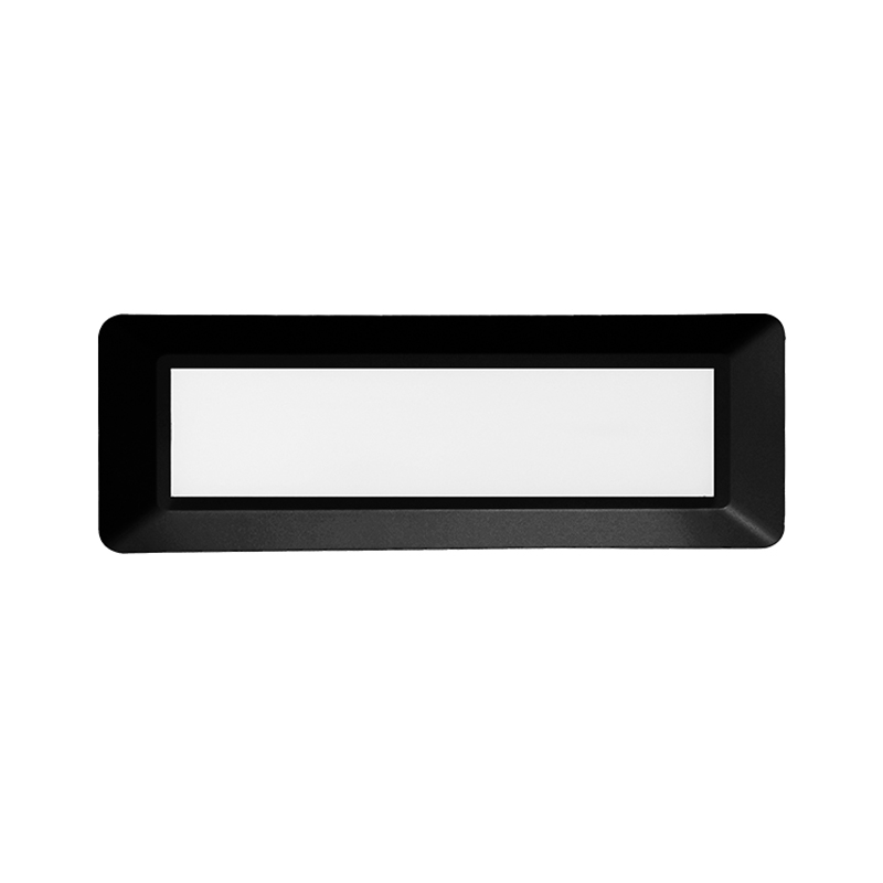 Απλίκα LED Εξωτερικού Χώρου Aca SLIM31NB Black