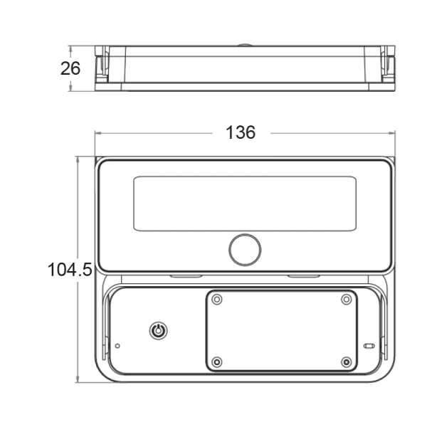 Ηλιακός Προβολέας LED Με Αισθητήρα Κίνησης (13.6x10.5x2.6) Aca STORM840