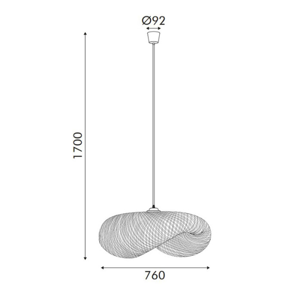 Φωτιστικό Οροφής Μονόφωτο Aca Symi HX1303P Natural