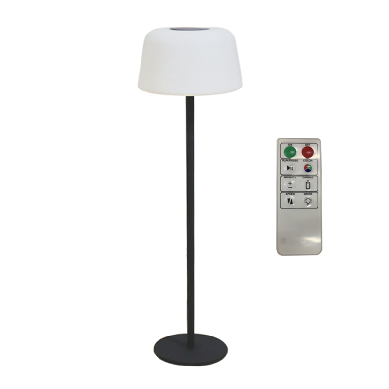 Ηλιακό Φωτιστικό Δαπέδου RGBW Με Τηλεχειριστήριο (Φ30x150) Aca FLOD3015RGBW