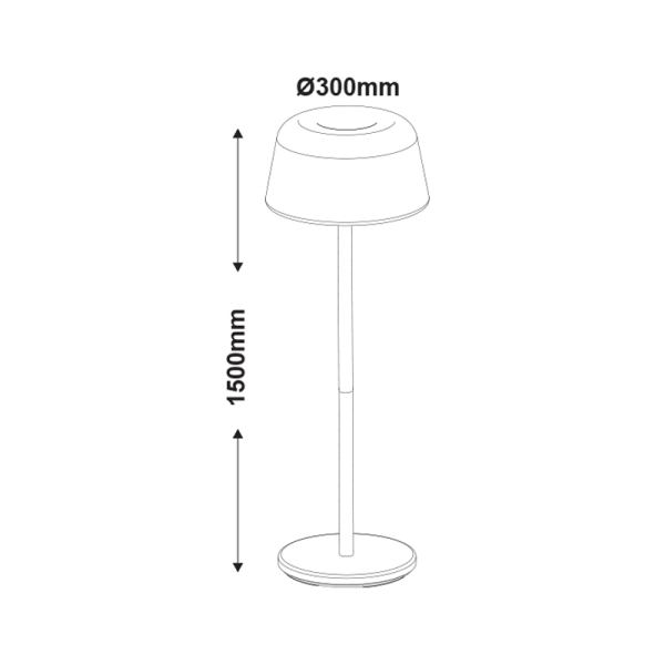 Ηλιακό Φωτιστικό Δαπέδου RGBW Με Τηλεχειριστήριο (Φ30x150) Aca FLOD3015RGBW