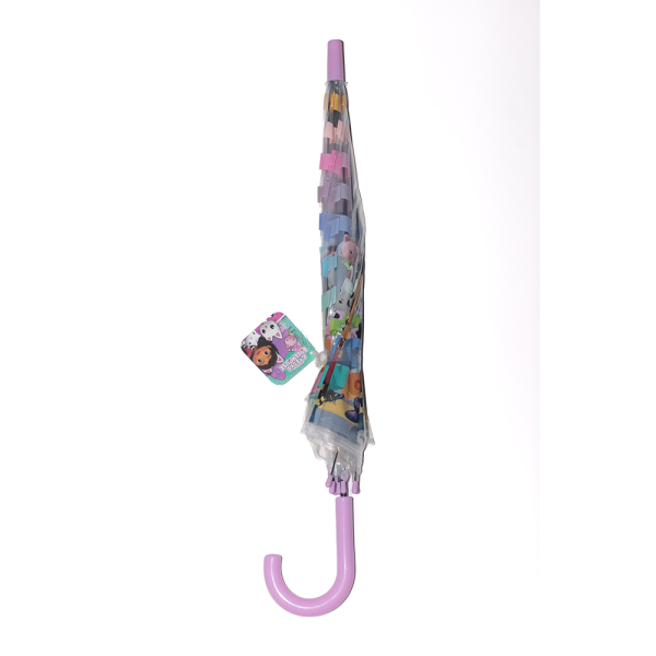 Ομπρέλα Βροχής Αυτόματη Μπαστούνι (Φ43x76) Safta Gabby's Dollhouse Party GB5250026