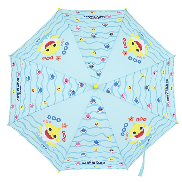 Ομπρέλα Βροχής Αυτόματη Μπαστούνι (Φ43x76) Safta Baby Shark Beach Day 312160119