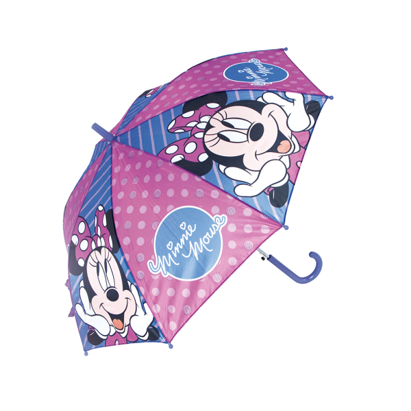 Ομπρέλα Βροχής Αυτόματη Μπαστούνι (Φ48) Safta Minnie Mouse Lucky 332212118