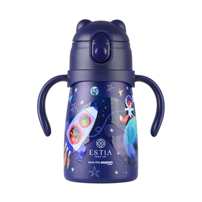 Παγούρι - Θερμός 300ml Με Καλαμάκι Estia Save The Aegean Solar Jump 01-33187