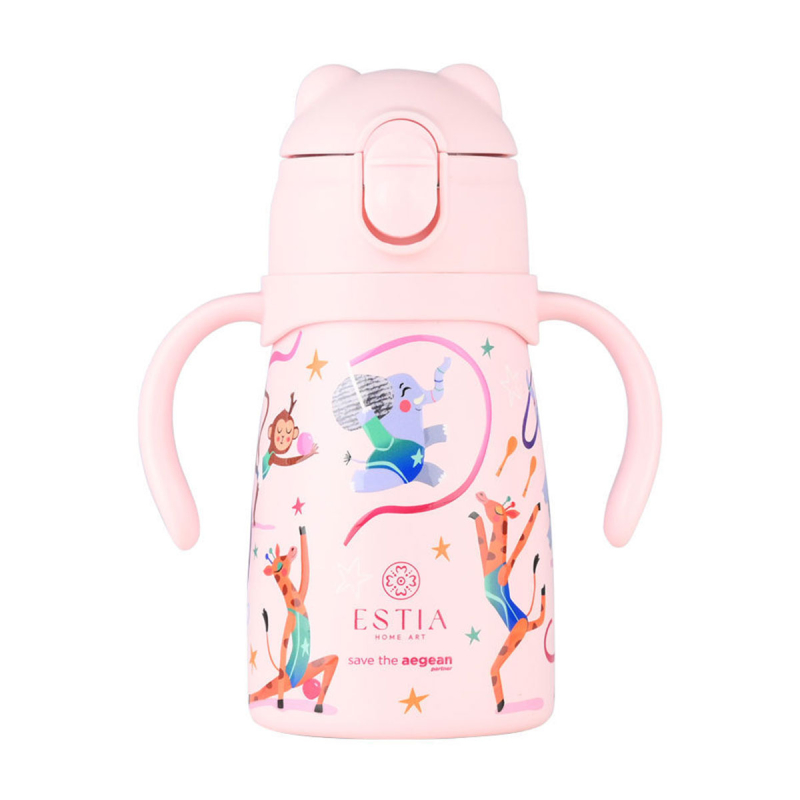 Παγούρι - Θερμός 300ml Με Καλαμάκι Estia Save The Aegean Wild Stunts 01-33194