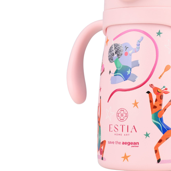 Παγούρι - Θερμός 300ml Με Καλαμάκι Estia Save The Aegean Wild Stunts 01-33194