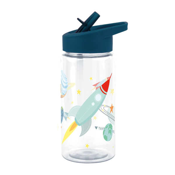 Παγούρι 450ml Με Καλαμάκι Α Little Lovely Company Space DBSPBU08