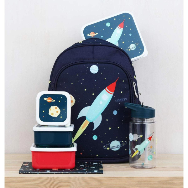 Φαγητοδοχεία (Σετ 4τμχ) Α Little Lovely Company Space SBSESP21