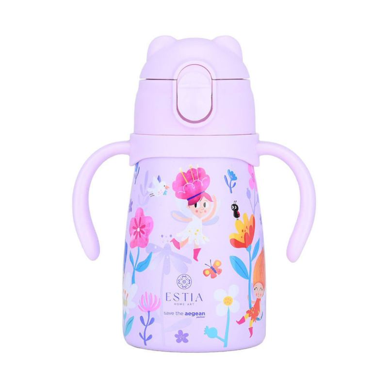 Παγούρι - Θερμός 300ml Με Καλαμάκι Estia Save The Aegean Fairy Tales 01-34214
