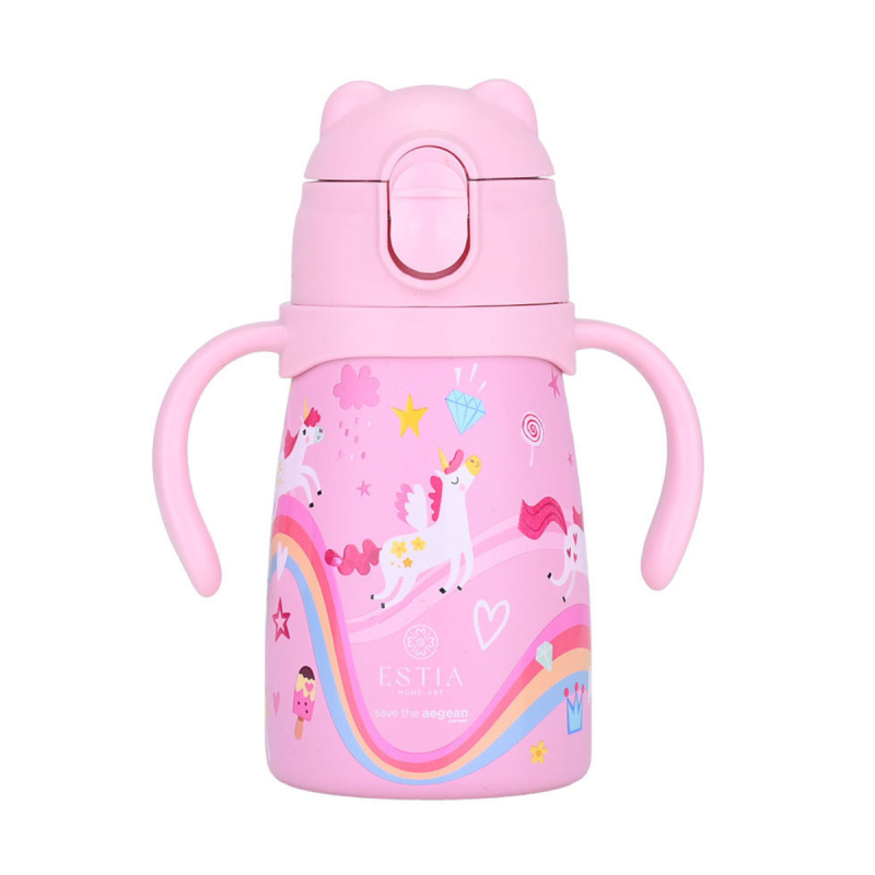 Παγούρι - Θερμός 300ml Με Καλαμάκι Estia Save The Aegean Rainbow Dreams 01-34221