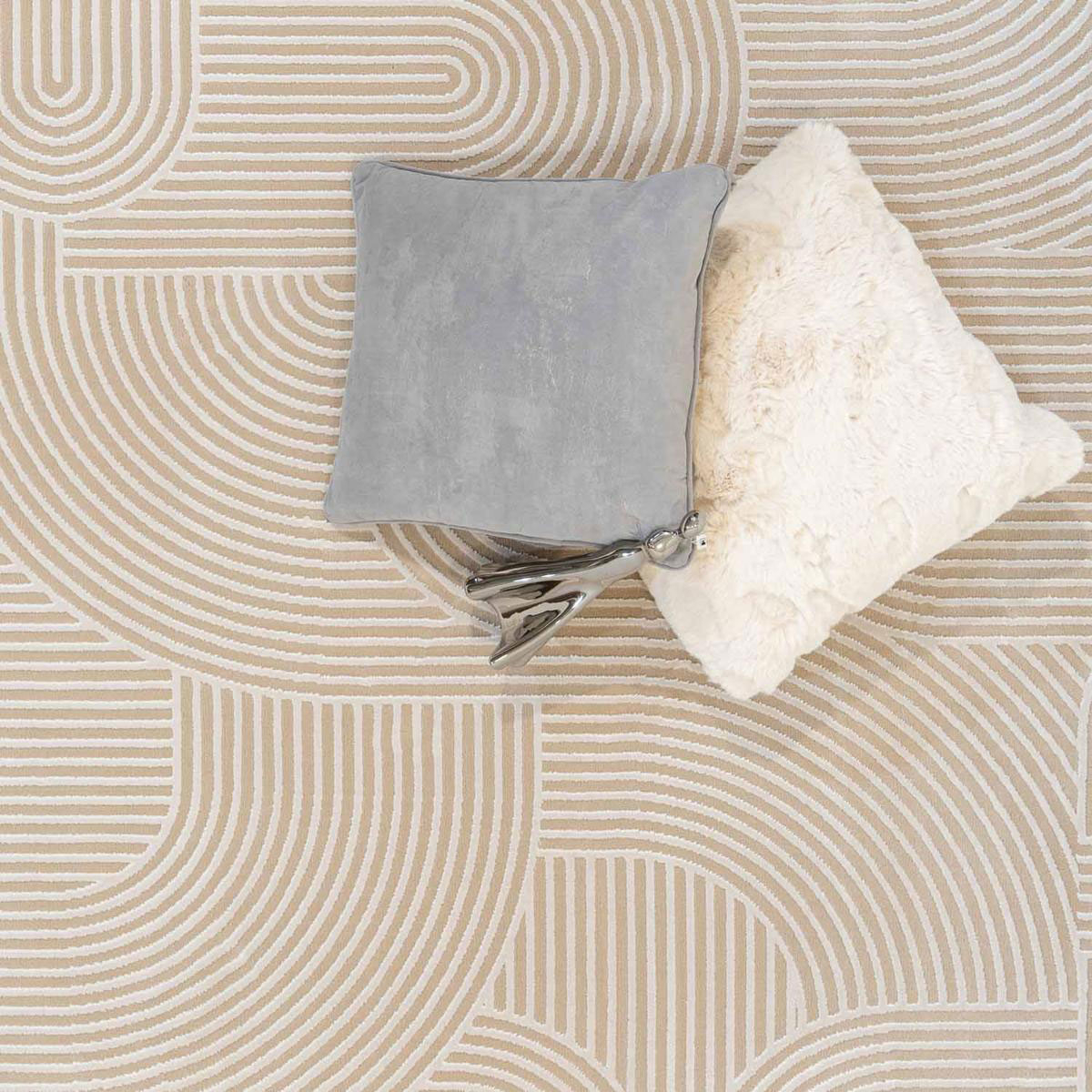 Χαλί (160X230) Ezzo Carolina E682A1W Cream Home Χαλιά Σαλονιού Spitishop