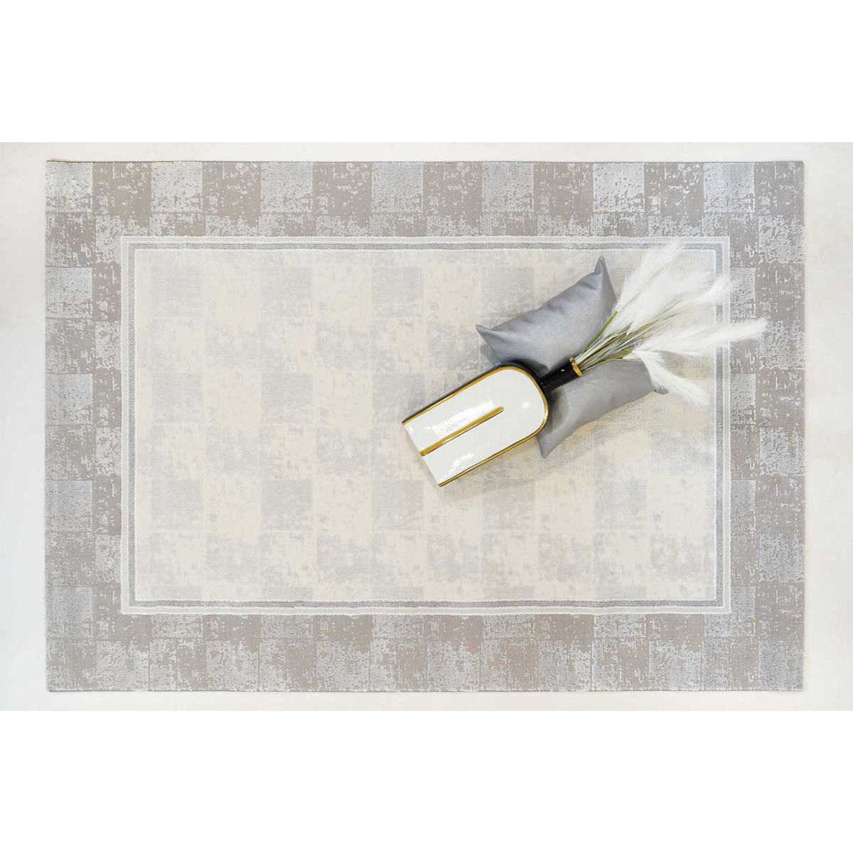 Χαλί (200X250) Ezzo Carlota E700B2A Light Grey Home Χαλιά Σαλονιού Spitishop