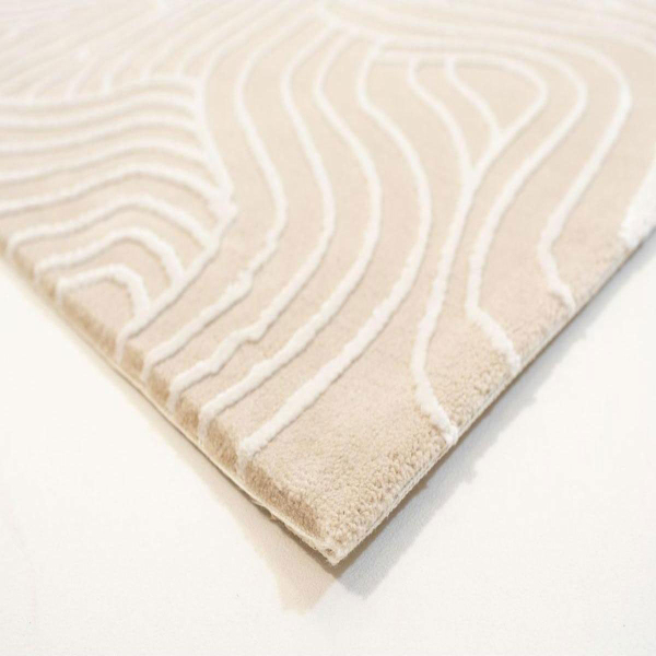 Χαλί Διαδρόμου (80x150) Ezzo Carolina E679A1W Beige