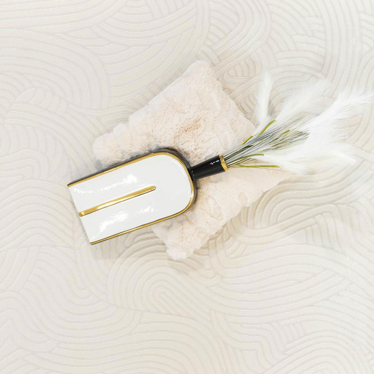Χαλί (160X230) Ezzo Carolina E679A1W Cream Home Χαλιά Σαλονιού Spitishop