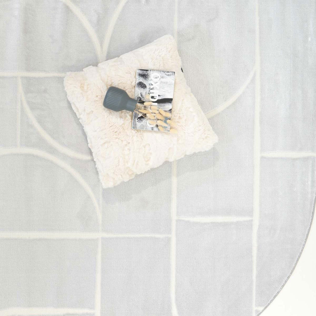 Χαλί (160X230) Ezzo Forma E460B2A Light Grey Home Χαλιά Σαλονιού Spitishop