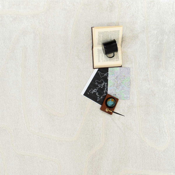 Χαλί (160x230) Ezzo Morbido E461AP5 Cream