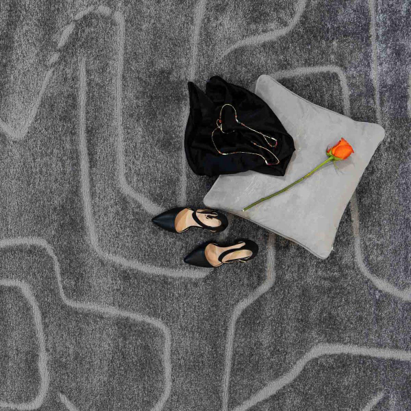 Χαλί (160x230) Ezzo Morbido E461BP5 Grey