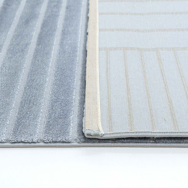 Χαλιά Κρεβατοκάμαρας (Σετ 3τμχ) Ezzo Charlotte C590AY9 Dark Grey