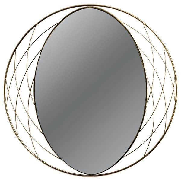 Διακοσμητικός Καθρέφτης Τοίχου (Φ90x2) Estheti 811-40008