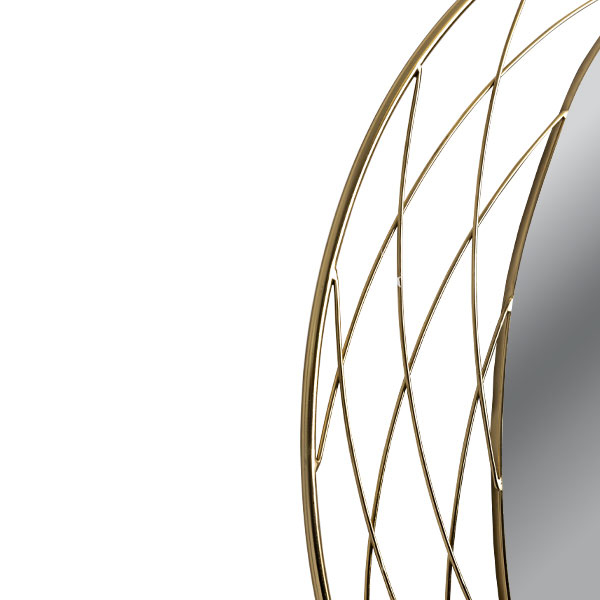 Διακοσμητικός Καθρέφτης Τοίχου (Φ90x2) Estheti 811-40008