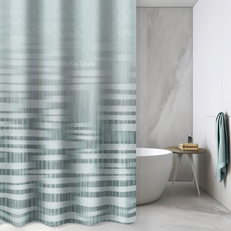 Κουρτίνα Μπάνιου (180x185) Με Τρουκς Guy Laroche Cuba Cement