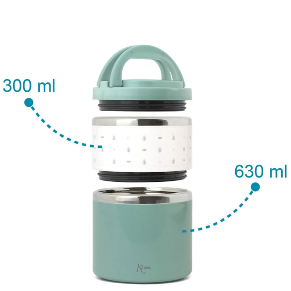 Βρεφικό Θερμός Φαγητού 930ml Kiokids Μέντα 5733