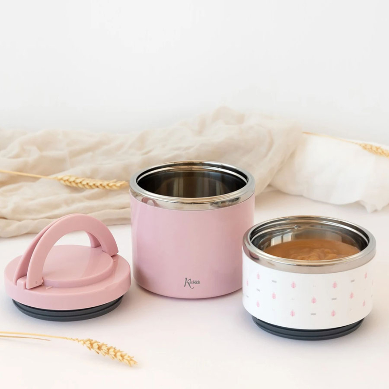 Βρεφικό Θερμός Φαγητού 930ml Kiokids Ροζ 5490