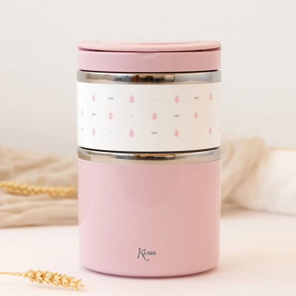 Βρεφικό Θερμός Φαγητού 930ml Kiokids Ροζ 5490