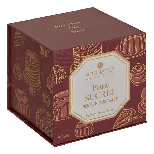 Κερί Αρωματικό 200gr (Φ9.1x8.3) A-S Elisa Sucr 211625E