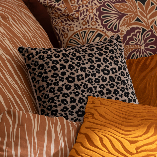 Διακοσμητικό Μαξιλάρι Βελουτέ 2 Όψεων (40x40) A-S Lynra Leopard 212527A