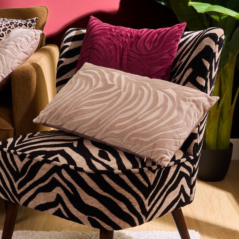 Διακοσμητικό Μαξιλάρι Βελουτέ 2 Όψεων (30x50) A-S Tigris Beige 212453A