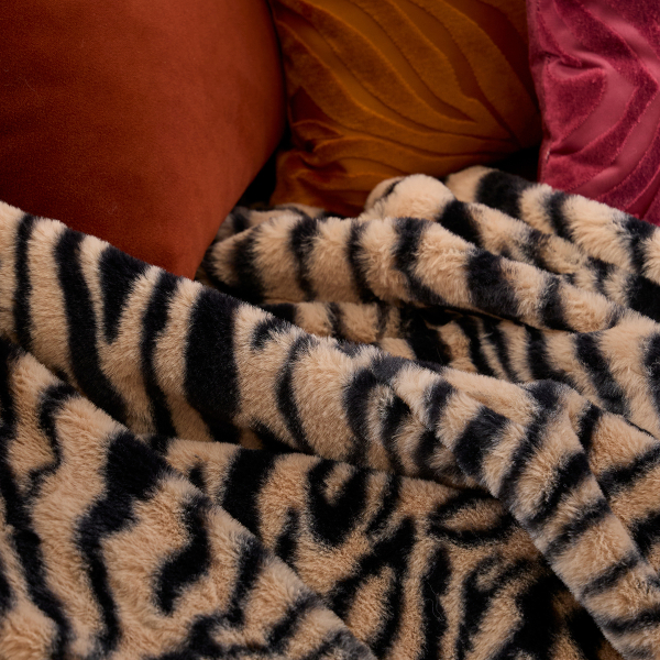 Γούνινη Κουβέρτα Καναπέ (120x160) A-S Orana Tiger 212455A