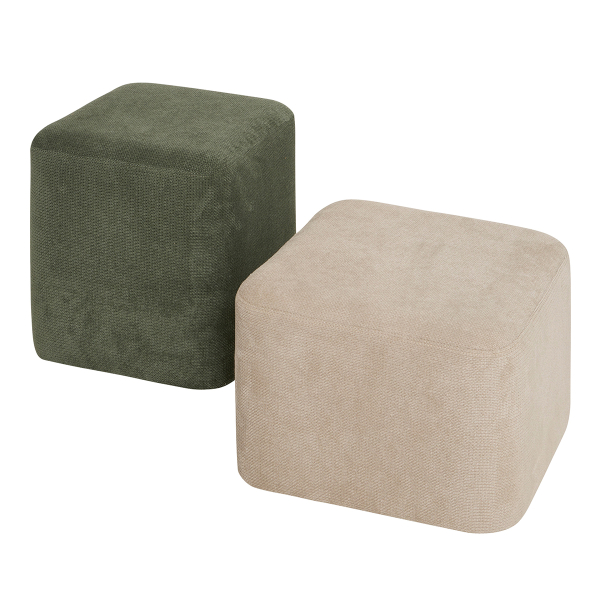 Σκαμπό 2 σε 1 (41x41x42) A-S Doki Grey/Green 207374A