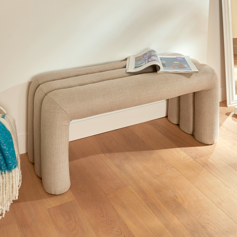 Ταμπουρέ (102x42x43.5) A-S Sisco Klay 207377A