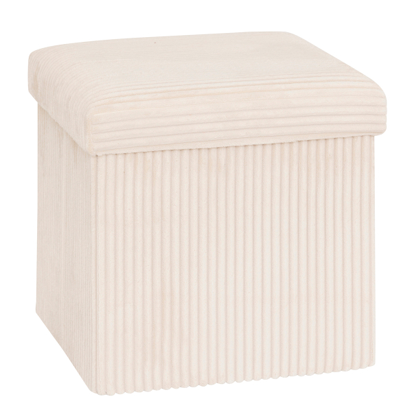 Σκαμπό Με Αποθηκευτικό Χώρο (38x38x38) A-S Arum Ivory 207381A