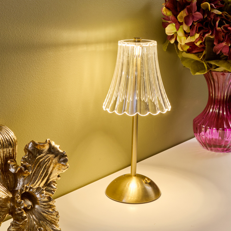 Επιτραπέζιο Φωτιστικό Επαναφορτιζόμενο LED Dimmable (Φ12.5x30) A-S Aneth 210354