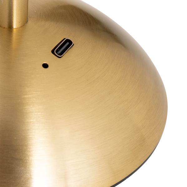 Επιτραπέζιο Φωτιστικό Επαναφορτιζόμενο LED Dimmable (Φ12.5x30) A-S Aneth 210354